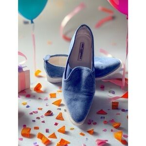 Karl Lagerfeld velvet shoes